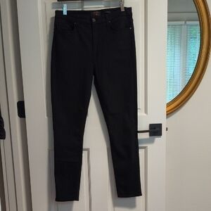 Jen7 Black Ankle Skinny Jeans for Women, Size 10